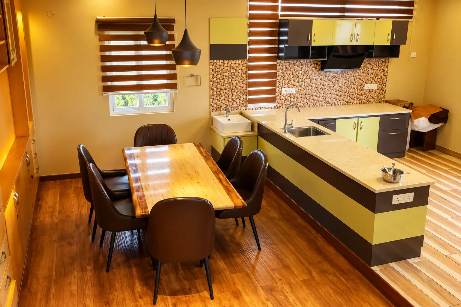 Dining area at Abi’s Castle Homestay
